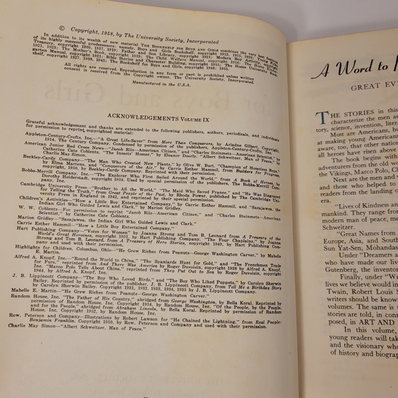 The Bookshelf For Boys And Girls Volume 9 Great Events And Famous People Book - Picture 8 of 14